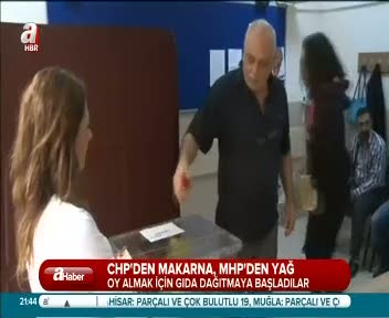 CHP oy için makarna dağıttı!