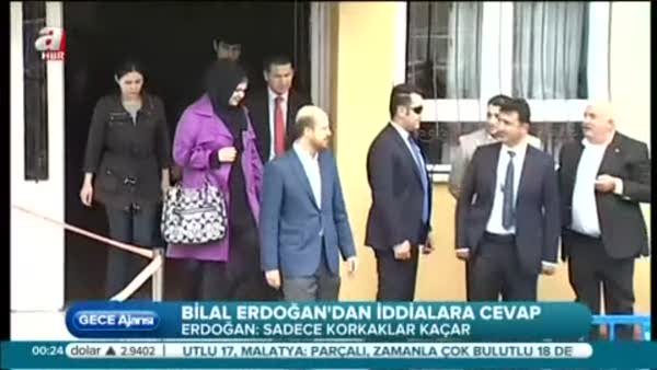Bilal Erdoğan'dan iddialara cevap