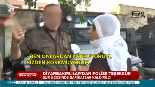 Diyarbakırlılar'dan polise teşekkür