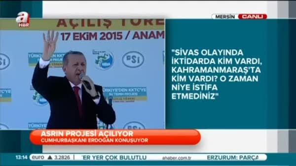 Cumhurbaşkanı Erdoğan ''Kuzu kuzu geleceksiniz''