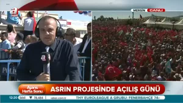 Başbakan Davutoğlu  'Asrın Projesi' açılış töreninde konuştu