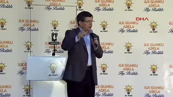 Başbakan Davutoğlu Trabzon mitinginde konuştu