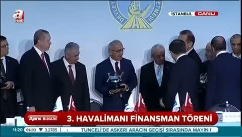 3.Havalimanı finansman töreni