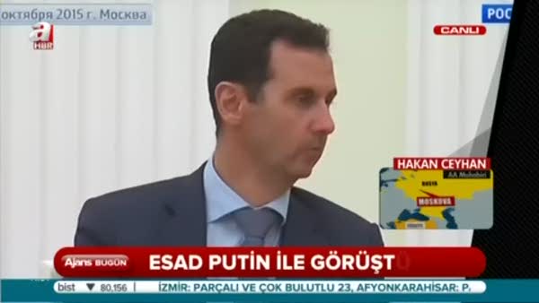Esad ve Putin görüştü