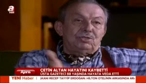 Ãetin altan vefat etti kültür sanat haberleri Altan cetin kabul