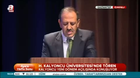 Cemal Kalyoncu açılış töreninde konuştu