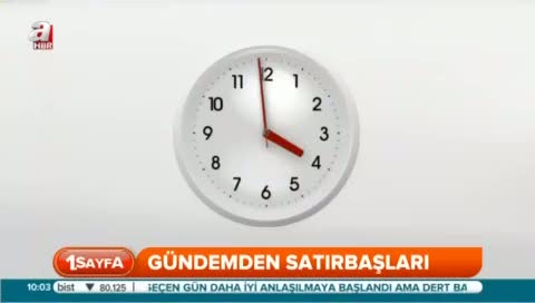 Saatler geri alındı mı?