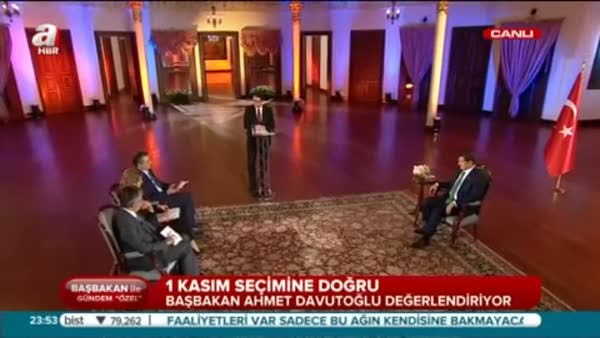 Başbakan Davutoğlu: MHP'de bir düşme var