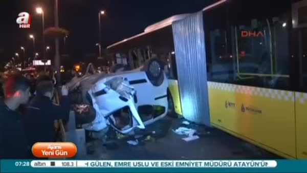 İstanbul'da metrobüs kazasında 5 ölü, 5 yaralı