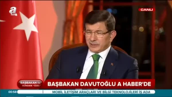 Davutoğlu: PYD'yi 2 kez vurduk