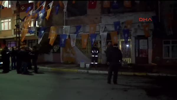 AK Parti seçim bürosuna bombalı saldırı