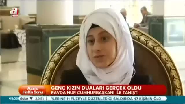 Genç kız hayallerine kavuştu