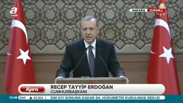 Cumhurbaşkanı Erdoğan ''Adı 'Milli Birlik ve Kardeşlik Süreci'dir''
