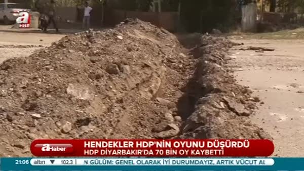 HDP hendeğe düştü!