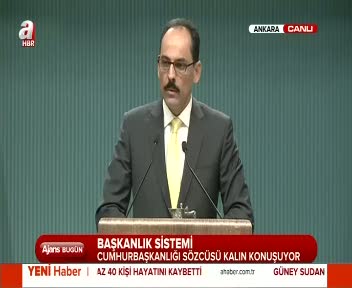 İbrahim Kalın: 
