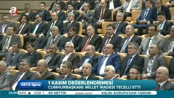 Cumhurbaşkanı Erdoğan: 'Millet işi bitirdi'