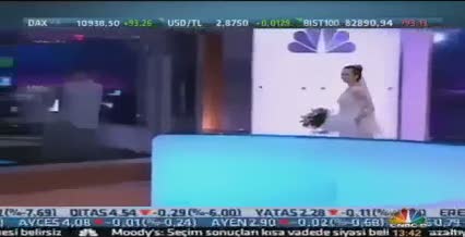 CNBC-e'nin son canlı yayını ve ilginç vedası