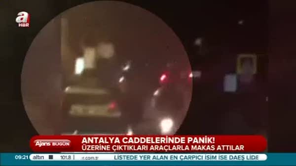 Antalya caddelerinde panik