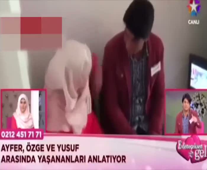 Damadı okşayan gelin adayına tepki!