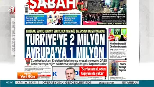 Türkiye'ye 2, Avrupa'ya 1 milyon Suriyeli gelir