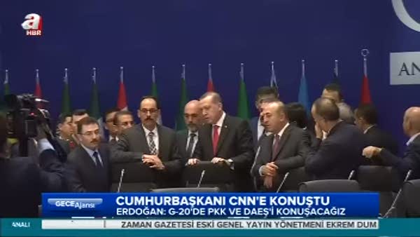 Cumhurbaşkanı Erdoğan CNN'e konuştu