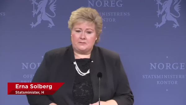Norveç Başbakanı gözyaşlarını tutamadı