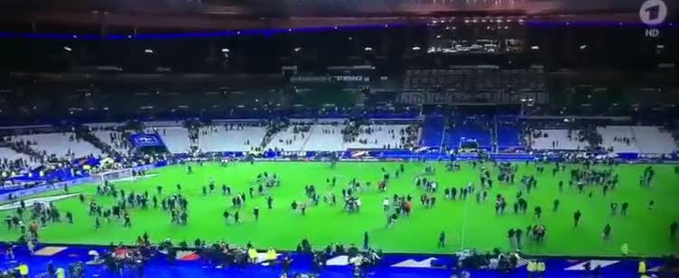 Fransa-Almanya dostluk maçından ilk görüntüler