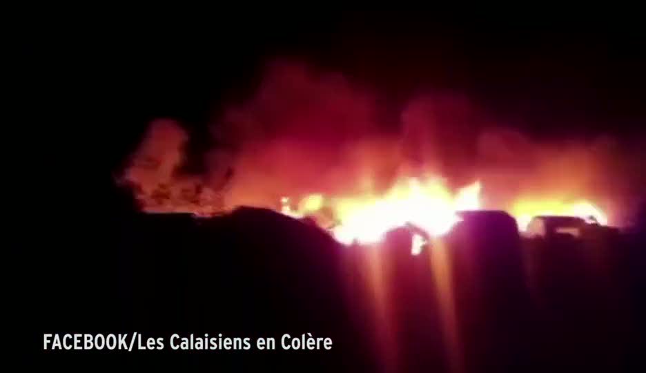 Fransa'da mülteci kampı kundaklandı