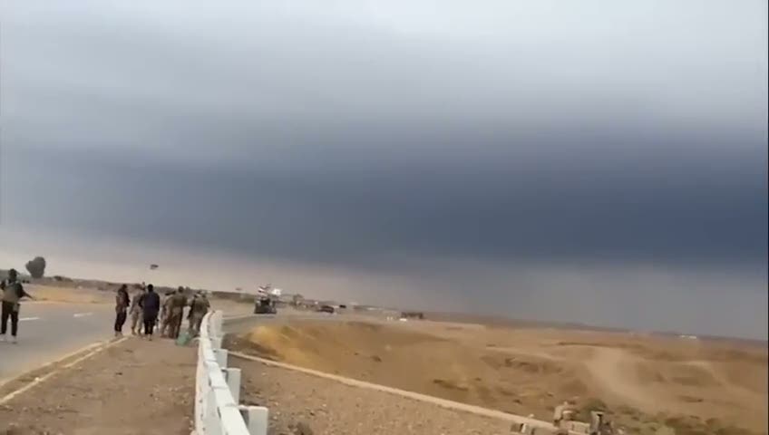 Bomba yüklü aracın patlama anı