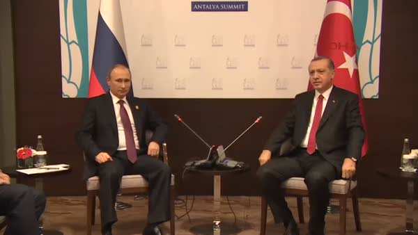 Erdoğan, Vladimir Putin ile görüştü