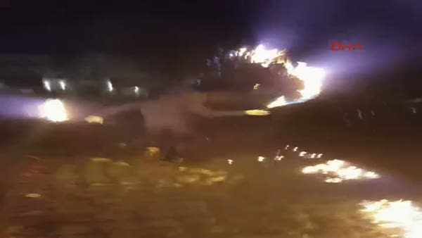 PKK yandaşları camiyi böyle ateşe verdiler!