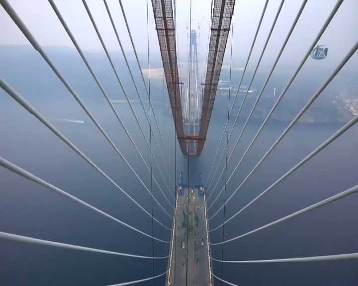 3.Köprünün en ağır tabliyesi yerleştirildi