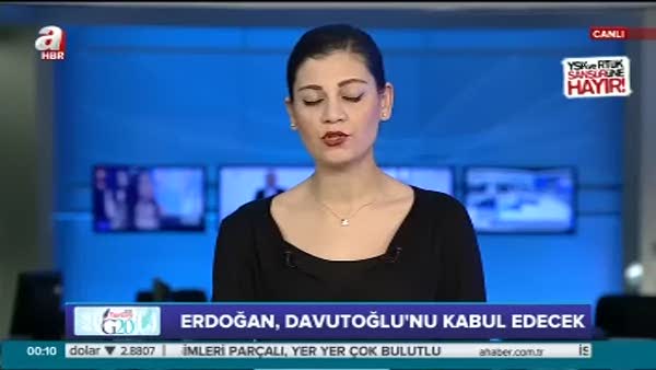 Erdoğan, Davutoğlu'nu kabul edecek
