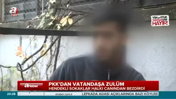 PKK'dan vatandaşa zulüm!