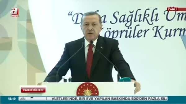 Cumhurbaşkanı Erdoğan: Artık bu gidişe hep birlikte dur demeliyiz