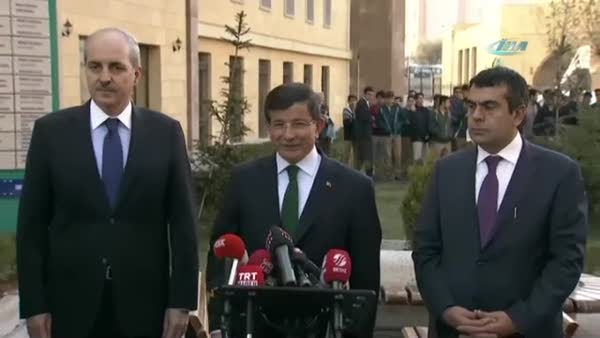 Başbakan Davutoğlu ''Cumhurbaşkanımızla benim aramda çok sağlıklı iletişim olmuştur''