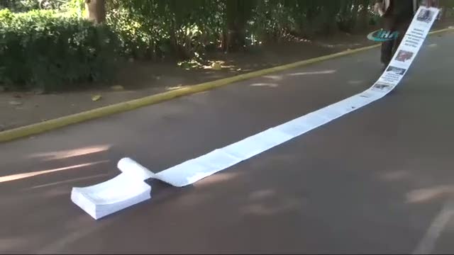 Başbakan’a 136 metre uzunluğunda mektup
