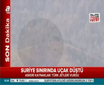 Uçağın pilotu paraşütle atladı!