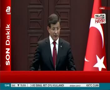 Başbakan Davutoğlu yeni kabineyi açıkladı