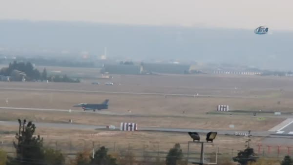 Türk F16'lar sınırda kuş uçurmuyor