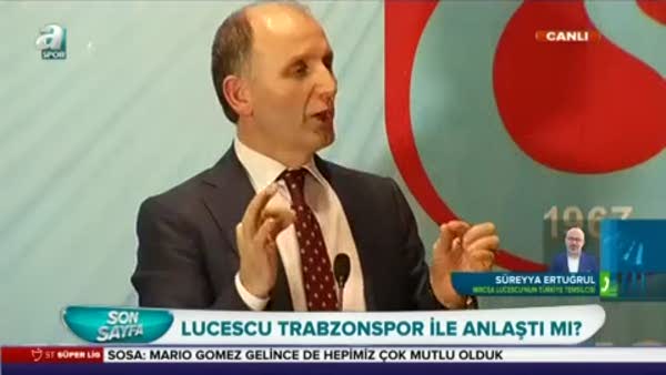 'Lucescu gelecek sene Trabzon'da'