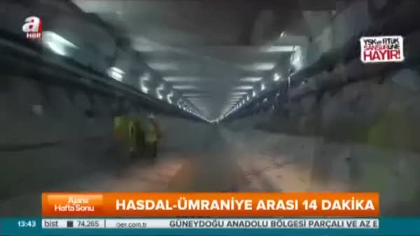 İşte 3 katlı 'Büyük İstanbul Tüneli'