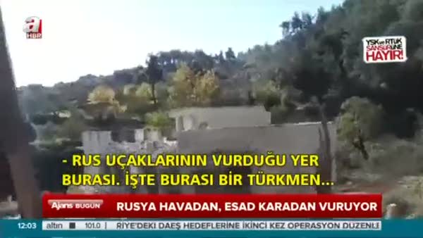 Türkmenlerin direnişi ve çatışmalar görüntülendi