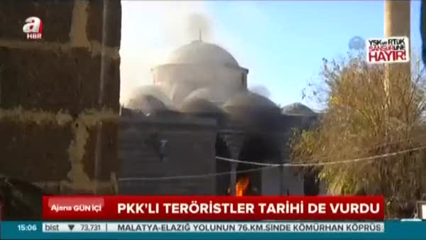 PKK'lı teröristler tarihi de vurdu!