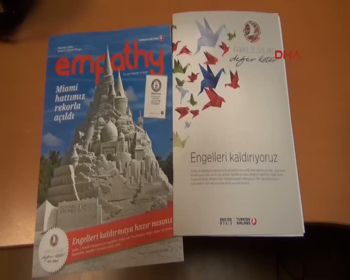 THY'den görme engelliler için anlamlı jest...