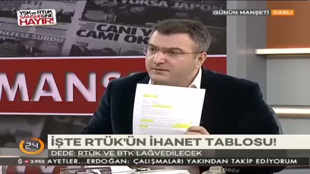 İşte RTÜK'ün ihanet tablosu