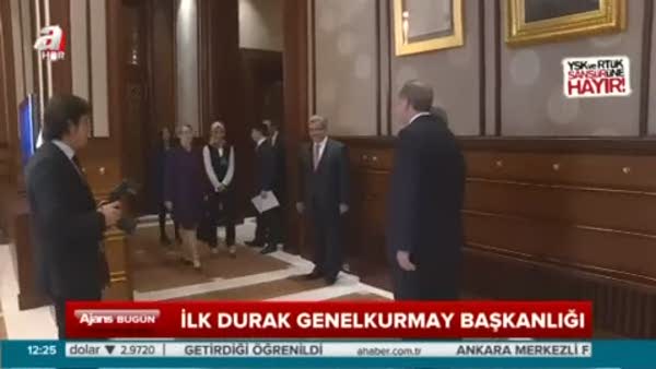 Cumhurbaşkanı Erdoğan, Aziz Sancar ile görüştü