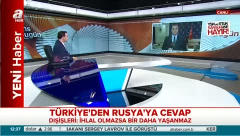 Türkiye'den Rusya'ya jet yanıt