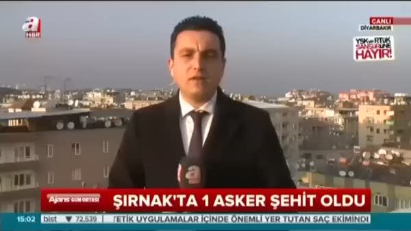 Şırnak'ta çatışma: 1 asker şehit