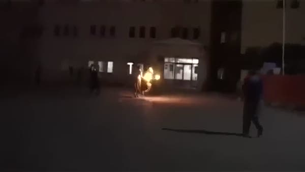 Teröristler öğrenci yurdu ve okulu böyle yaktı